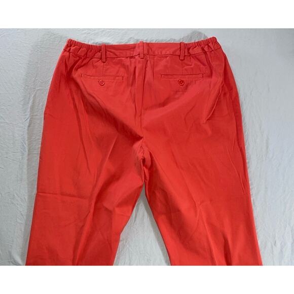 Talbots Signature Fit Flex Waist Lightweight Stretch Cuffed Chino Pants. 16W NWT - Picture 7 of 8